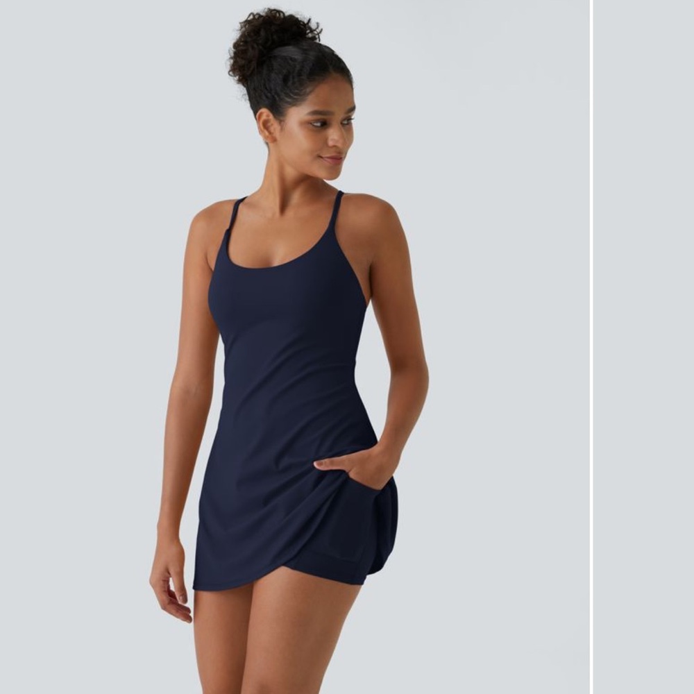 Halara Navy athletic dress